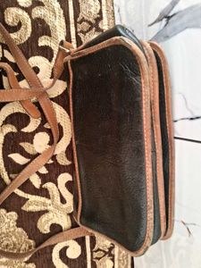 Vintage Leather Made In Paris Bag