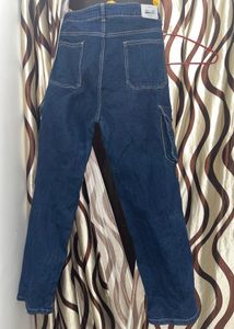 Dark Blue Cargo Jeans