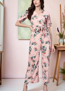 Floral Printed Jumpsuit