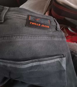 Stylish Grey Twills Jeans 34"