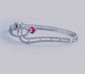 Red-Brass-Silver-Plated-Handcrafted-CZ StoneBracel
