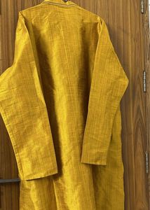 *USED ONLY ONCE* Manyavar Golden Kurta