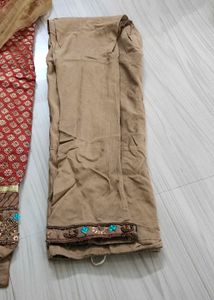 Heavy Pearl N Stone Work Kurta Set