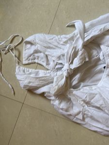 Dreamy White Dress American Eagle - Free Size