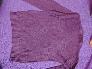 Purple Knit Sweater