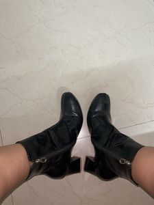 Black Leather Boots