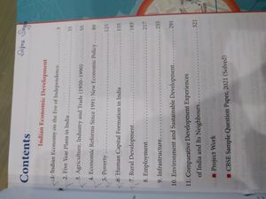 12th Indian Economic Development