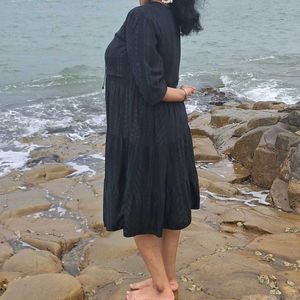 Black Maxi Dress (ZARA)
