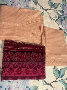 VISHUDH kurta Sets With Printed Dupatta