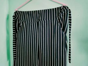 Striped Wide Leg Pants