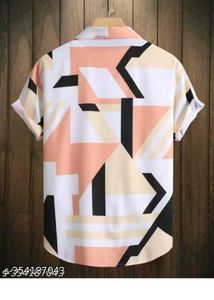 Cool Geometric Print Shirt