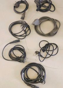 Computer Power Cords Monitor Connect Wire