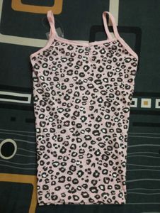 Y2k leopard camisole