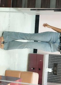 Light Wash Flare Leg Jeans