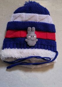 Cute Striped Kids Beanie