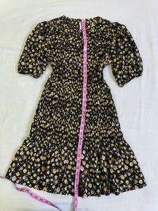Floral Print Mini Dress Bust 36
