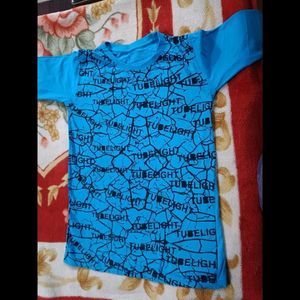 Blue "Tubelight" Graphic Tee