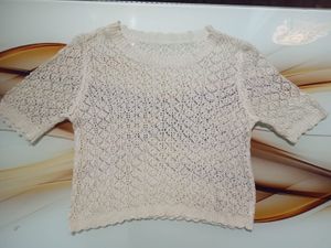 Crochet Knit Top
