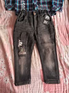 Boys Outfit: Shirt and Jeans