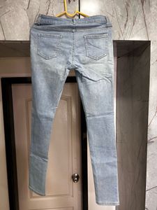 Mid Waist - Slim Fit - Light Blue Jeans