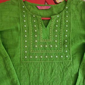 Elegant Green Light Kurta