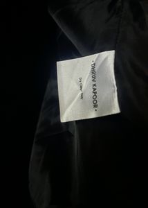 Black Overcoat With Side Pockets