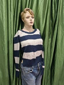 Striped Knit Sweater