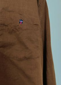 Louis Phillipe Brown Casual Shirt