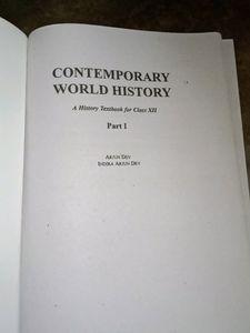 NCERT World History class 12 Part 1