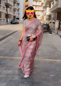 Elegant Pink Saree