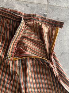 Striped Wide-Leg Lounge Pants