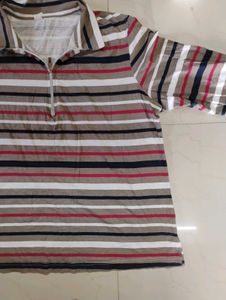 Striped Long Sleeve Top