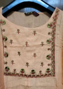 Peachy Coral Short Kurti