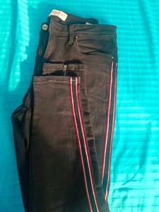 Striped Slim Jeans