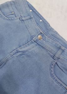 Korean Fashion Girl Slim Denim Pencil Pants