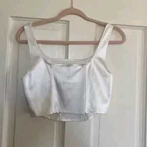 H&amp;M Satin Corset Top
