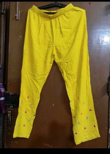 Yellow Embroidered Tunic