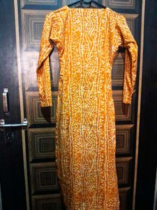 Rajsthani Print  Kurta With Freebie 🎁
