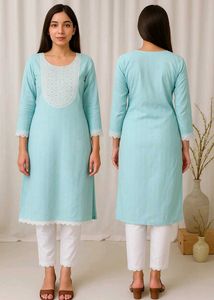 Elegant Embroidered Kurti