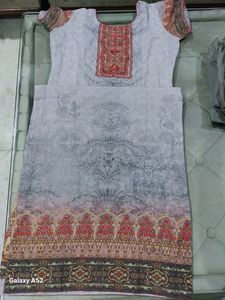 Beautiful Printed Kurta With Salwar