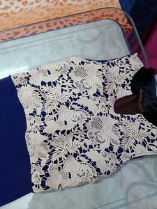 Imported Crochet Work Dress