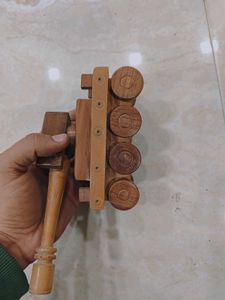 Tank showpiece for home decoration made of wood