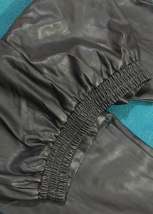 Slim Fit Leather Pants