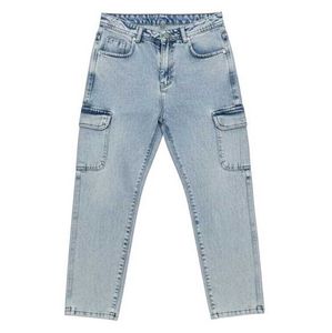 Light Wash Cargo Jeans