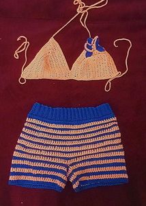 Crochet Butterfly Bikini Top