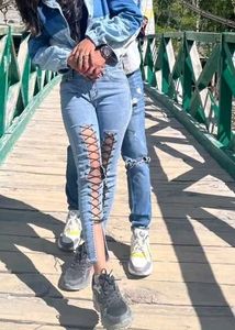 Criscros Cut Skinny Jeans