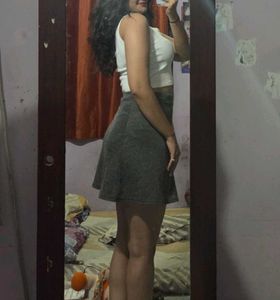 Stylish grey Mini Skirt
