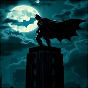 batman Leveling Anime Wall Poster
