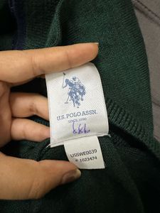 US Polo Assn Green Sweater - M