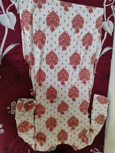 Pink Floral Kurta Set